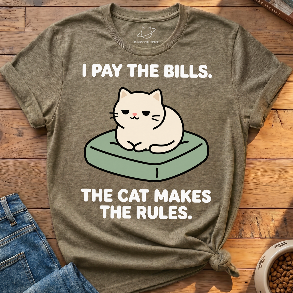 Cat Makes Rules T-Shirt