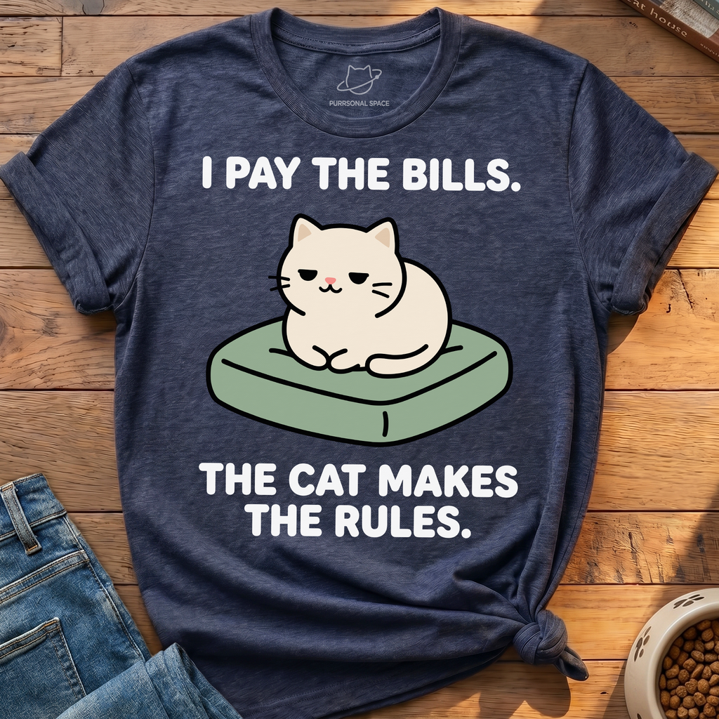 Cat Makes Rules T-Shirt