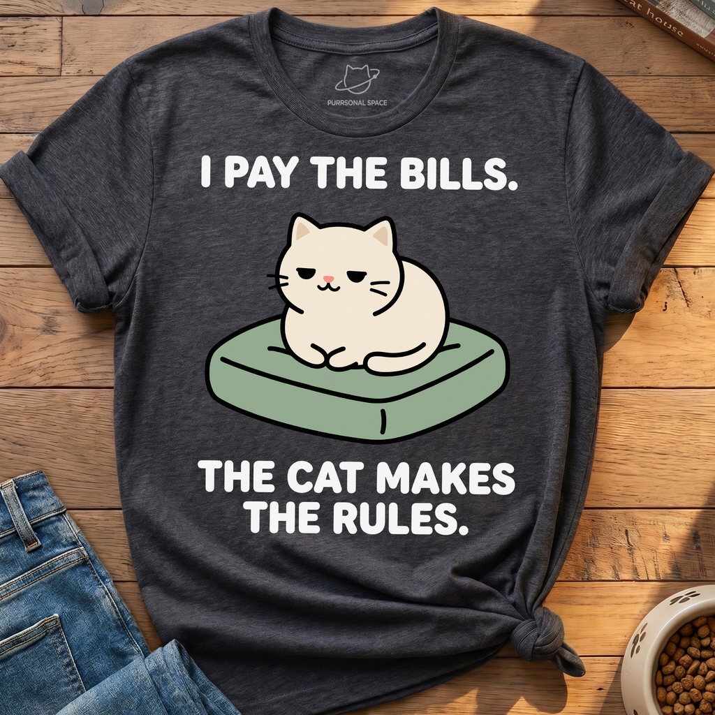 Cat Makes Rules T-Shirt