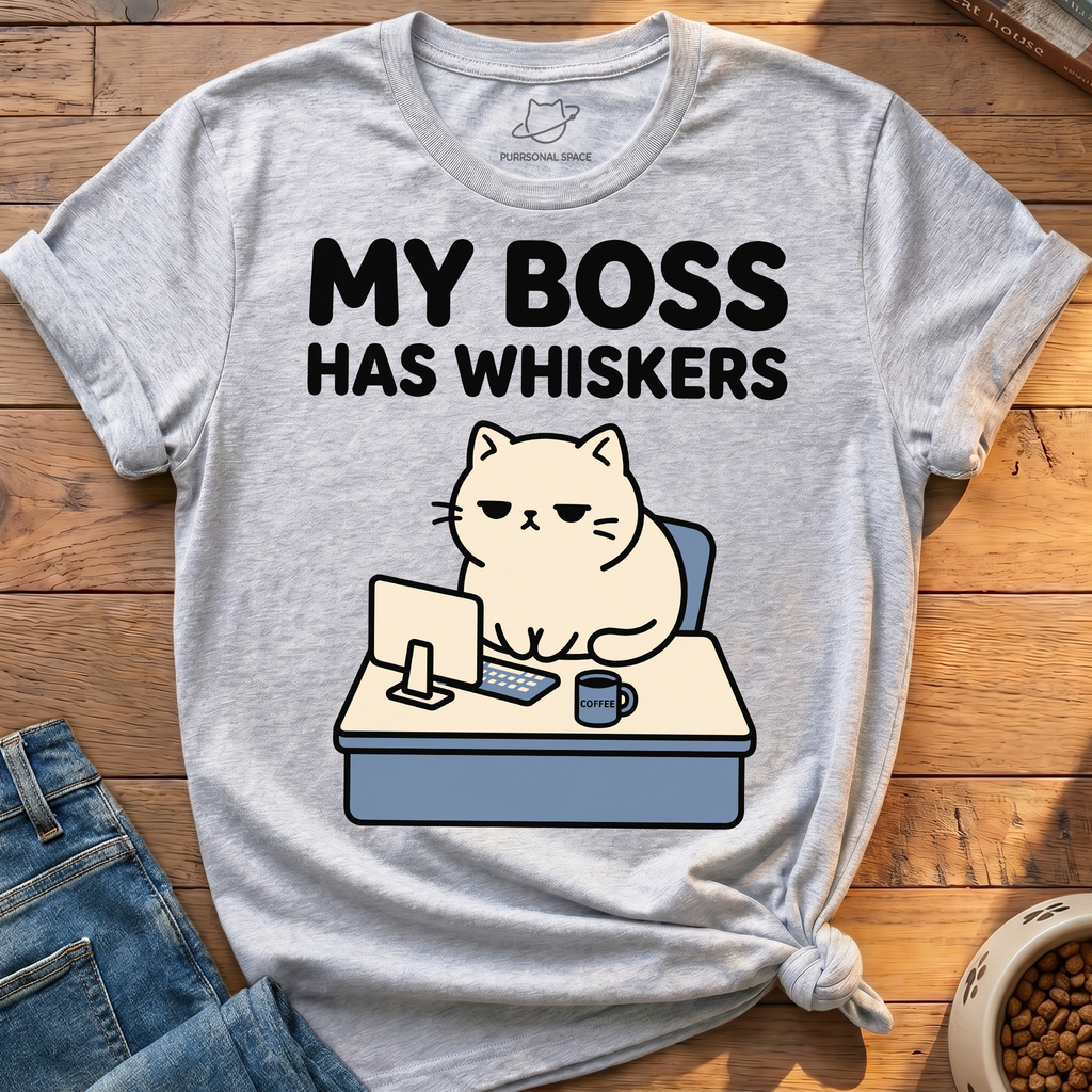 My Boss Has Whiskers T-Shirt