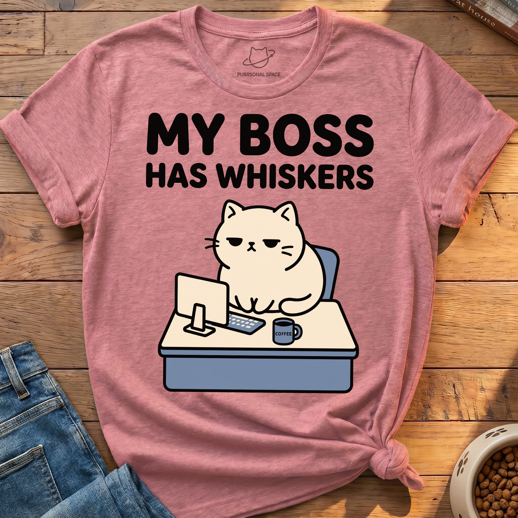 My Boss Has Whiskers T-Shirt