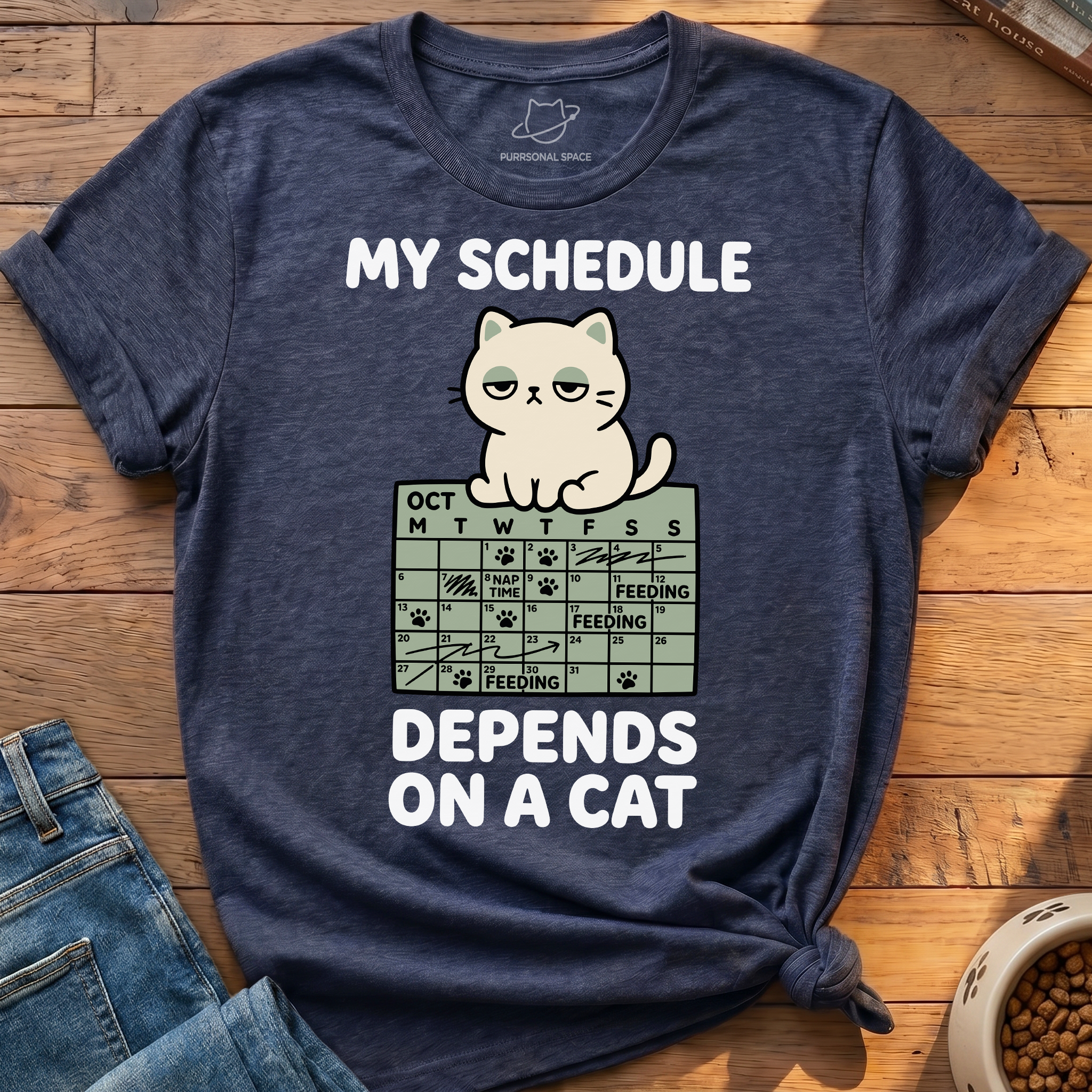 Depends On A Cat T-Shirt