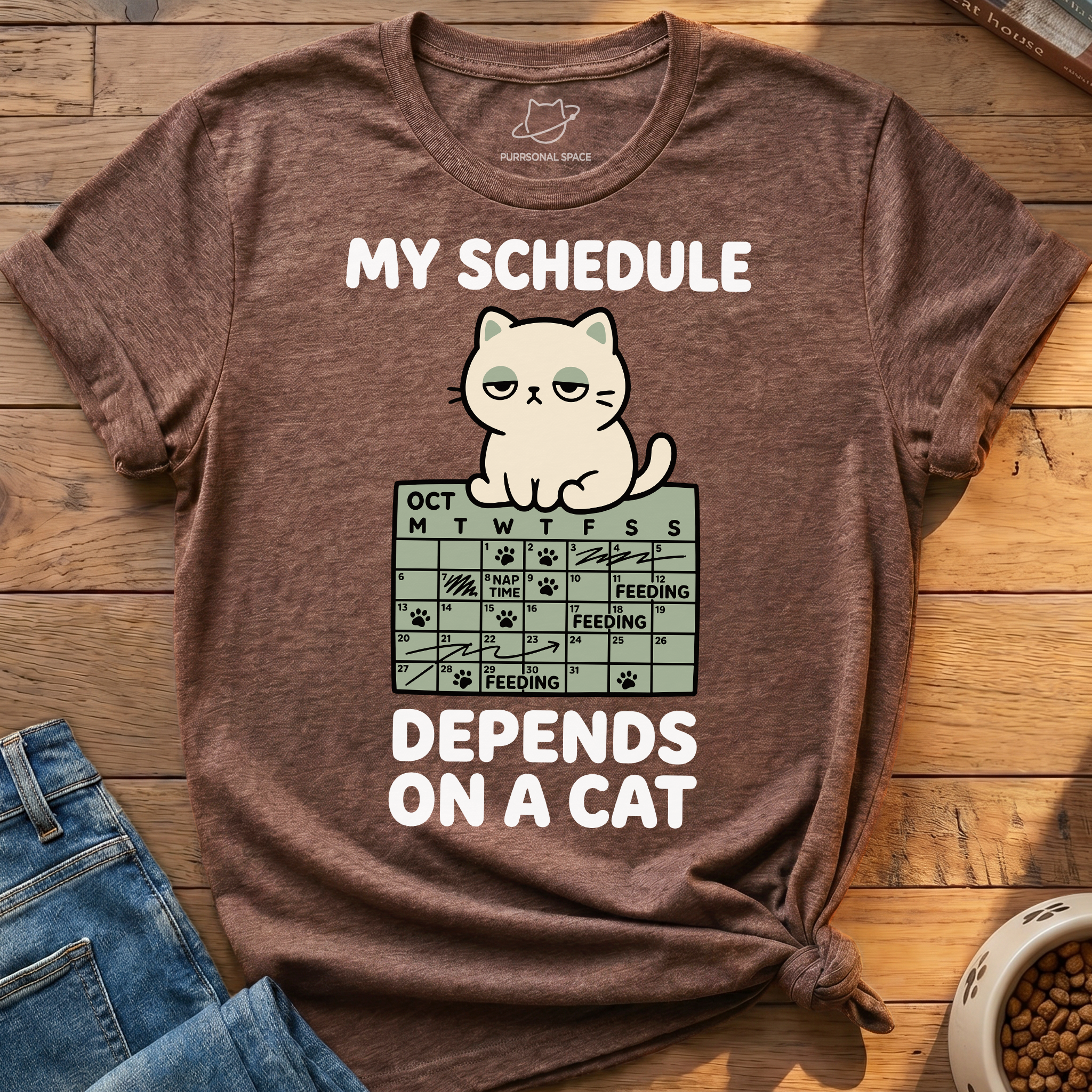 Depends On A Cat T-Shirt