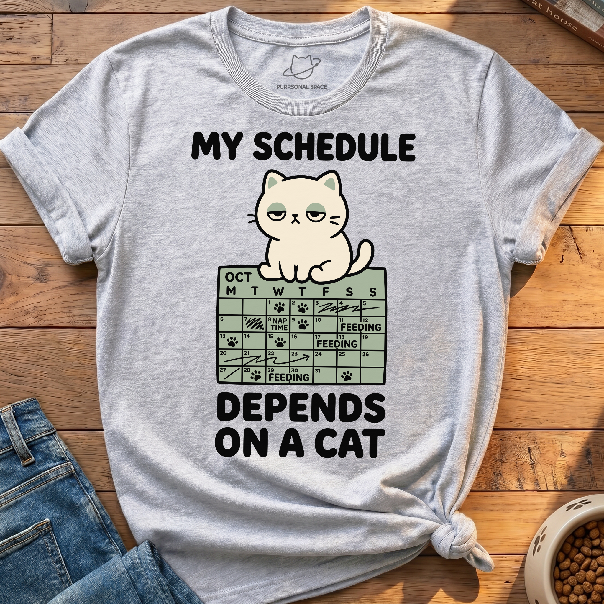 Depends On A Cat T-Shirt