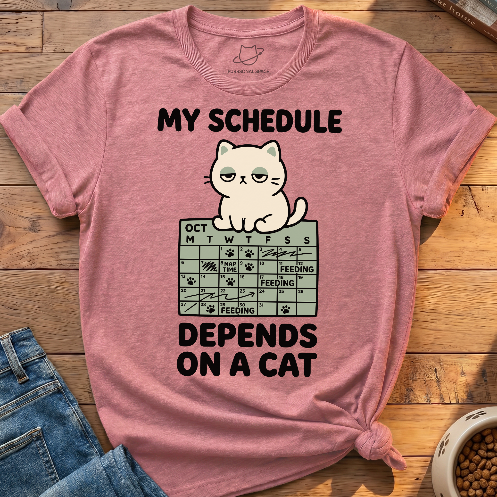 Depends On A Cat T-Shirt