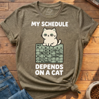 Depends On A Cat T-Shirt