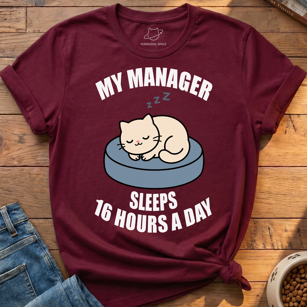 My Manager Sleeps T-Shirt