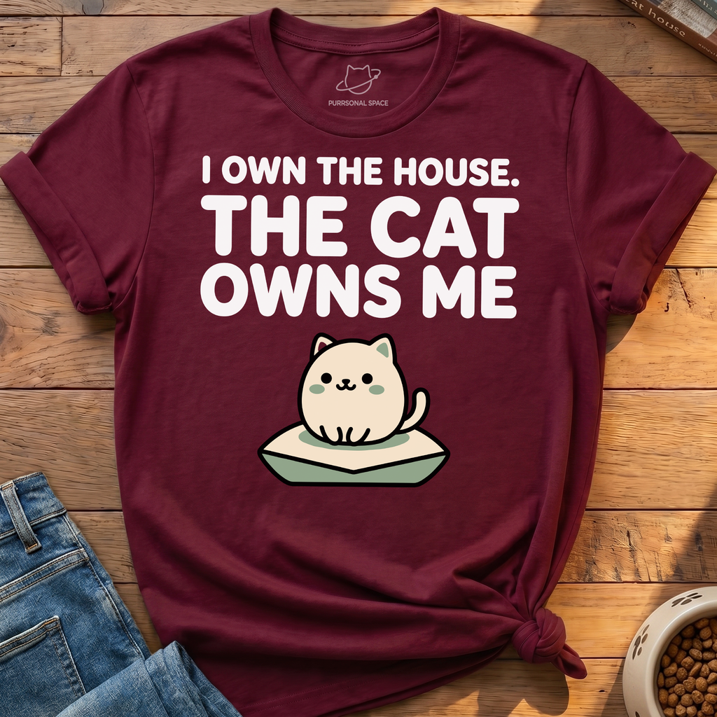 Cat Owns Me T-Shirt