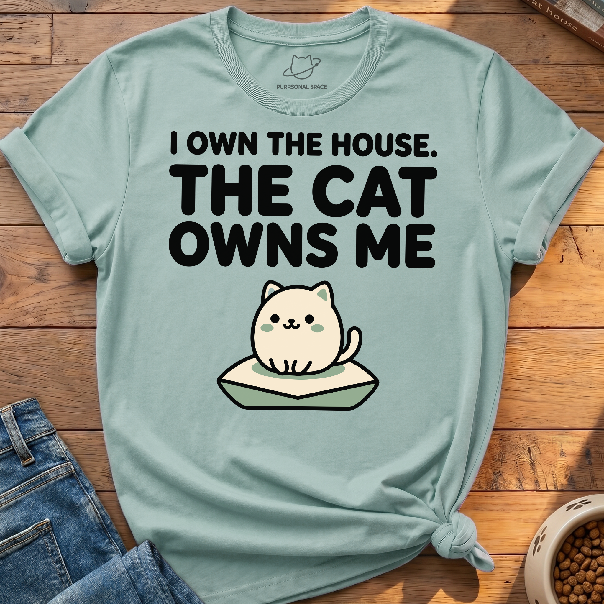 Cat Owns Me T-Shirt