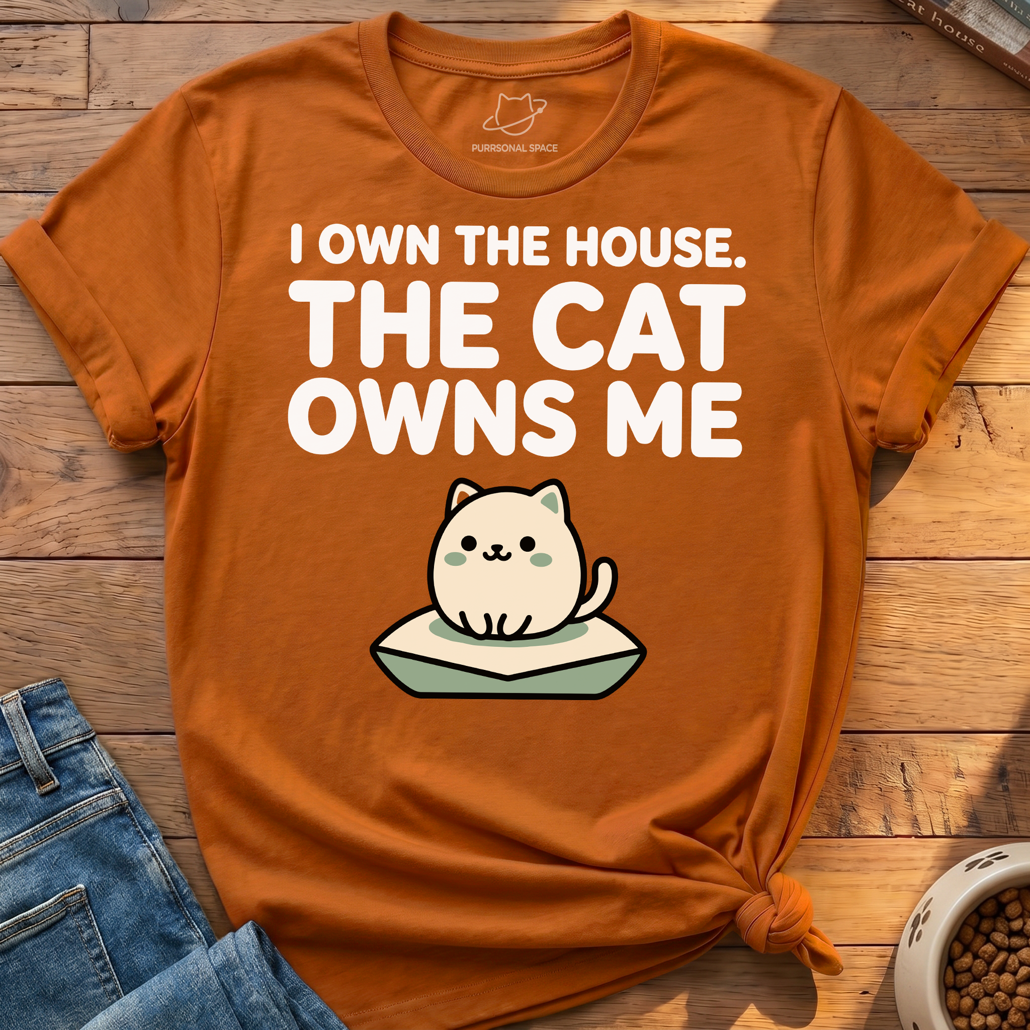 Cat Owns Me T-Shirt