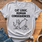 Cat Logic Human Consequences T-Shirt