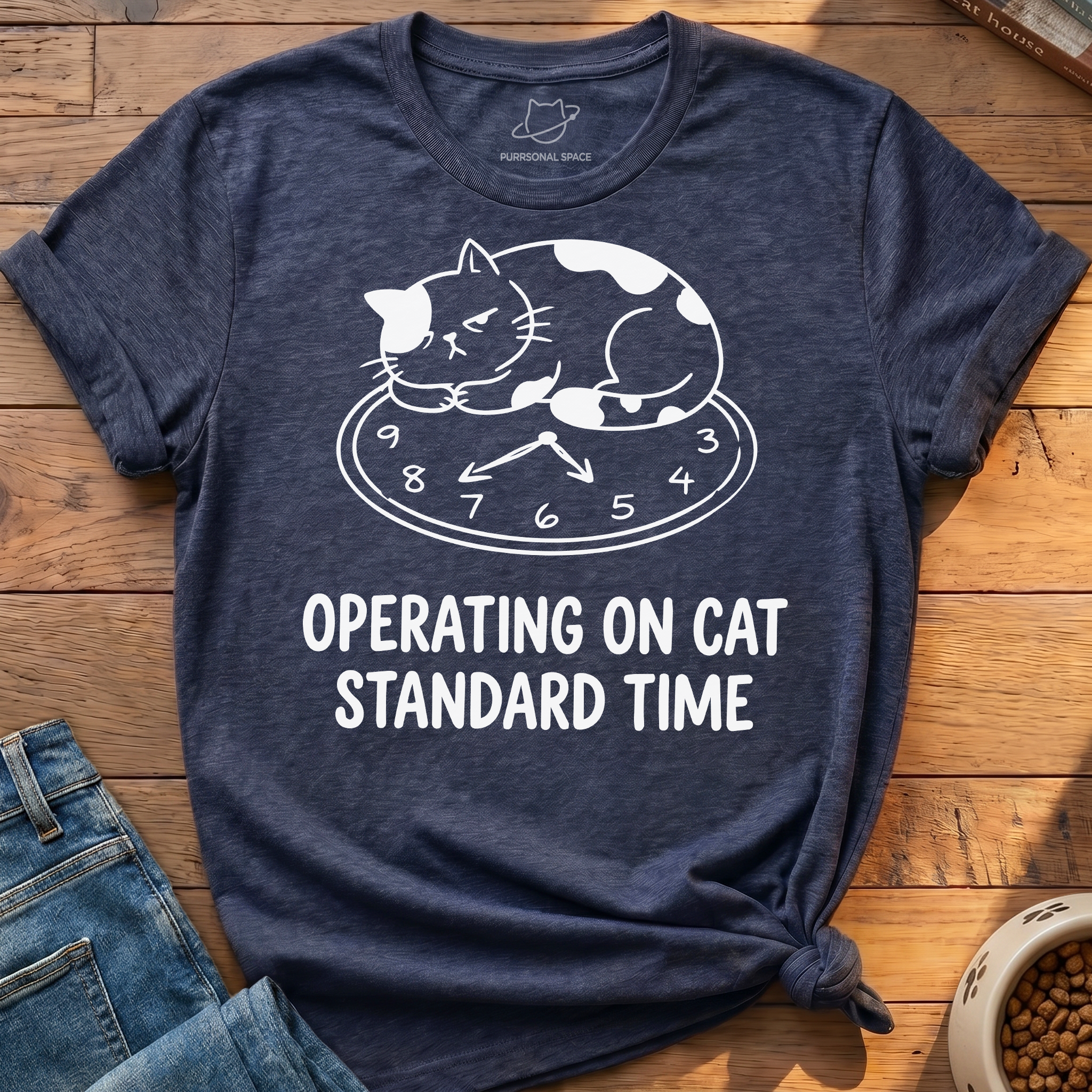 Cat Standard Time T-Shirt