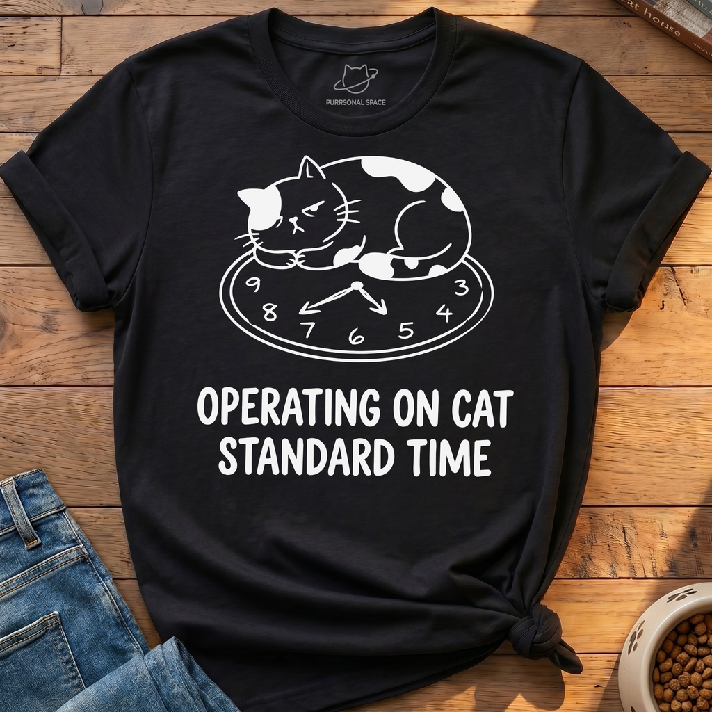 Cat Standard Time T-Shirt
