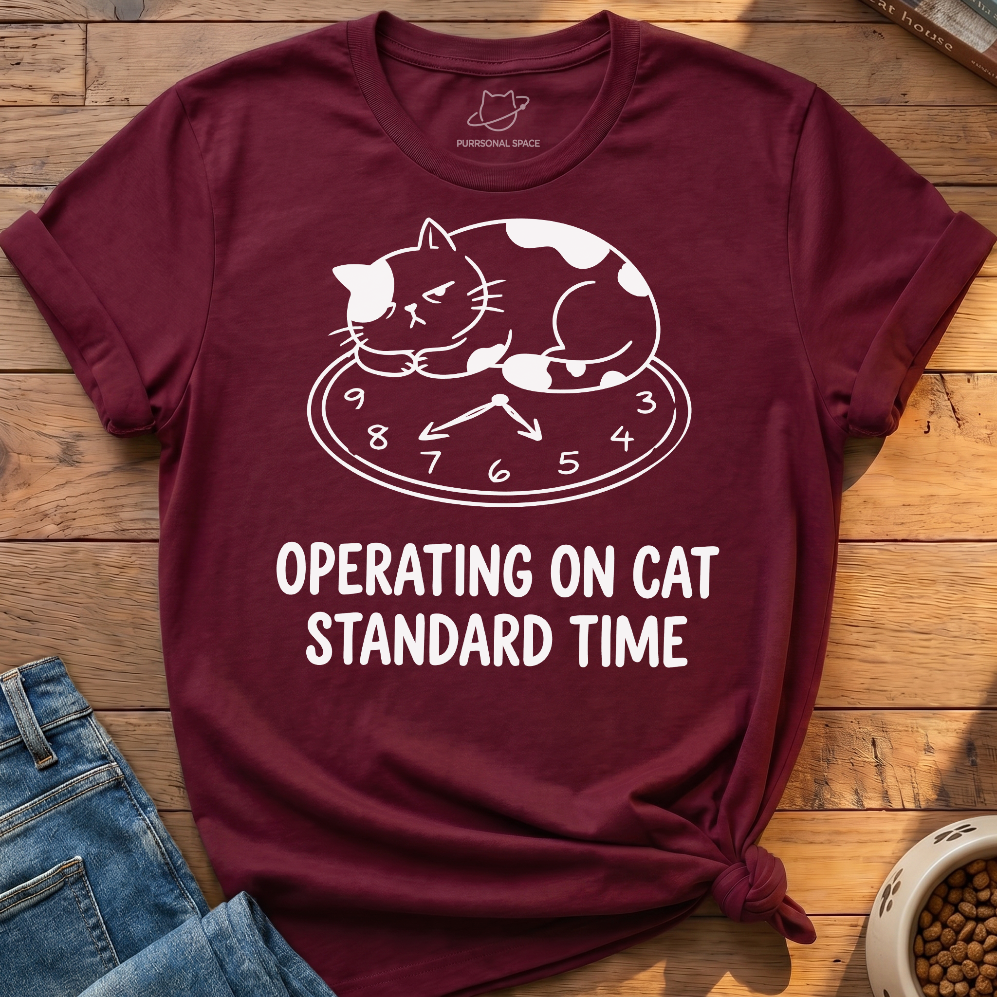 Cat Standard Time T-Shirt