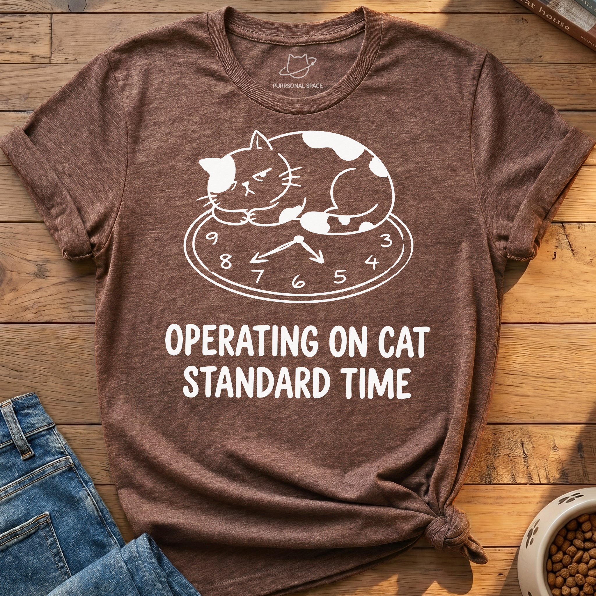 Cat Standard Time T-Shirt