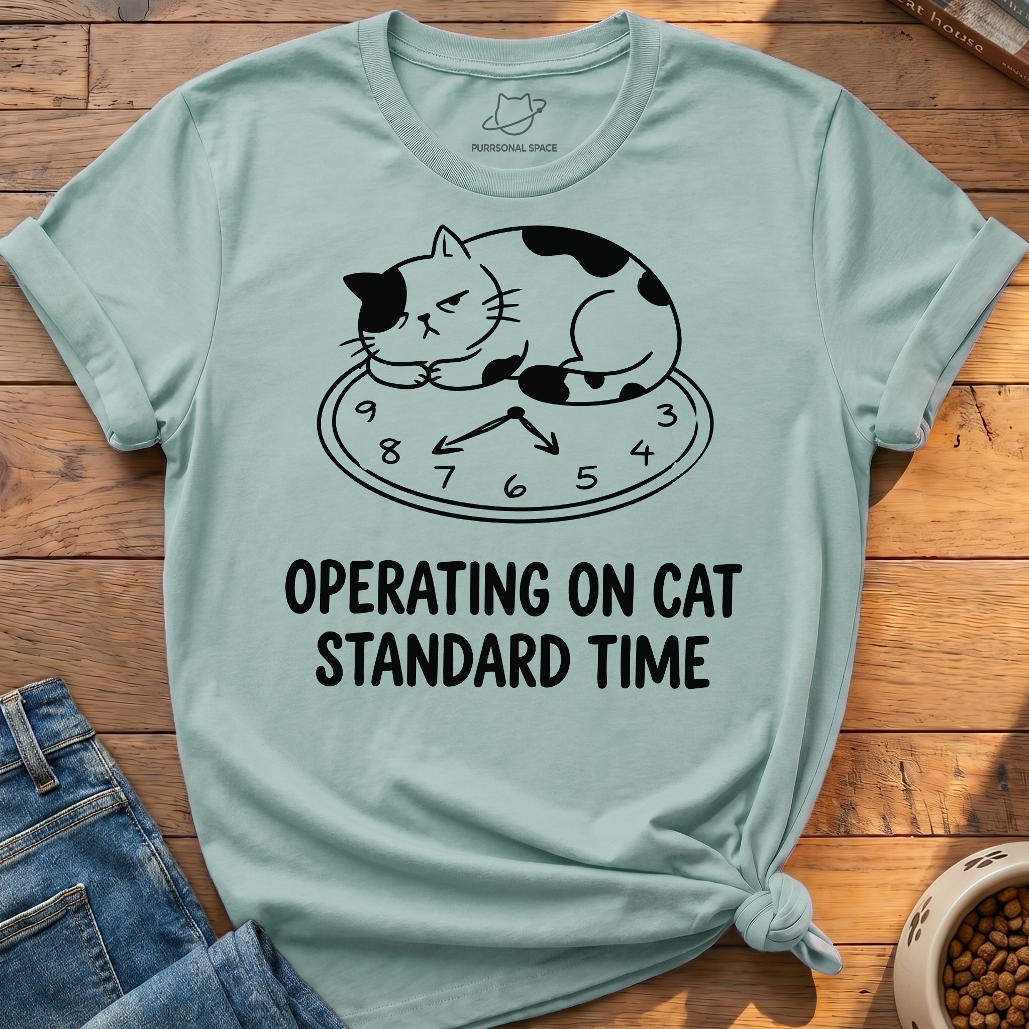 Cat Standard Time T-Shirt