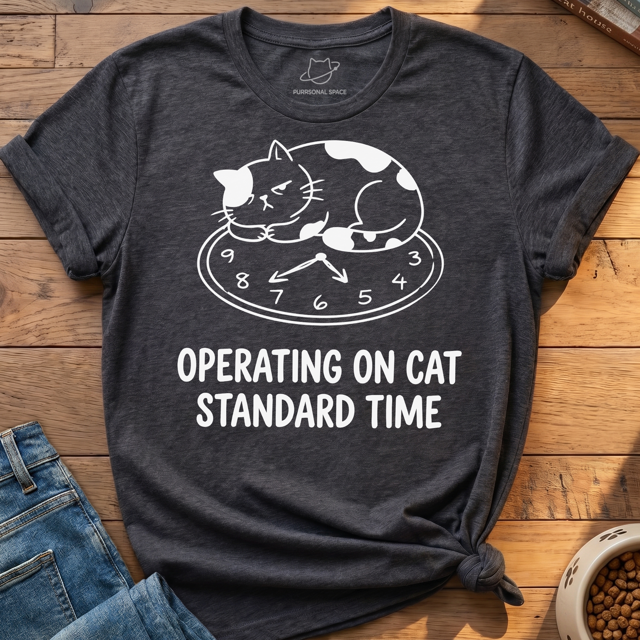 Cat Standard Time T-Shirt