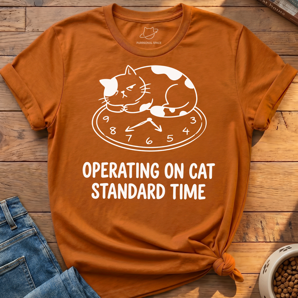 Cat Standard Time T-Shirt