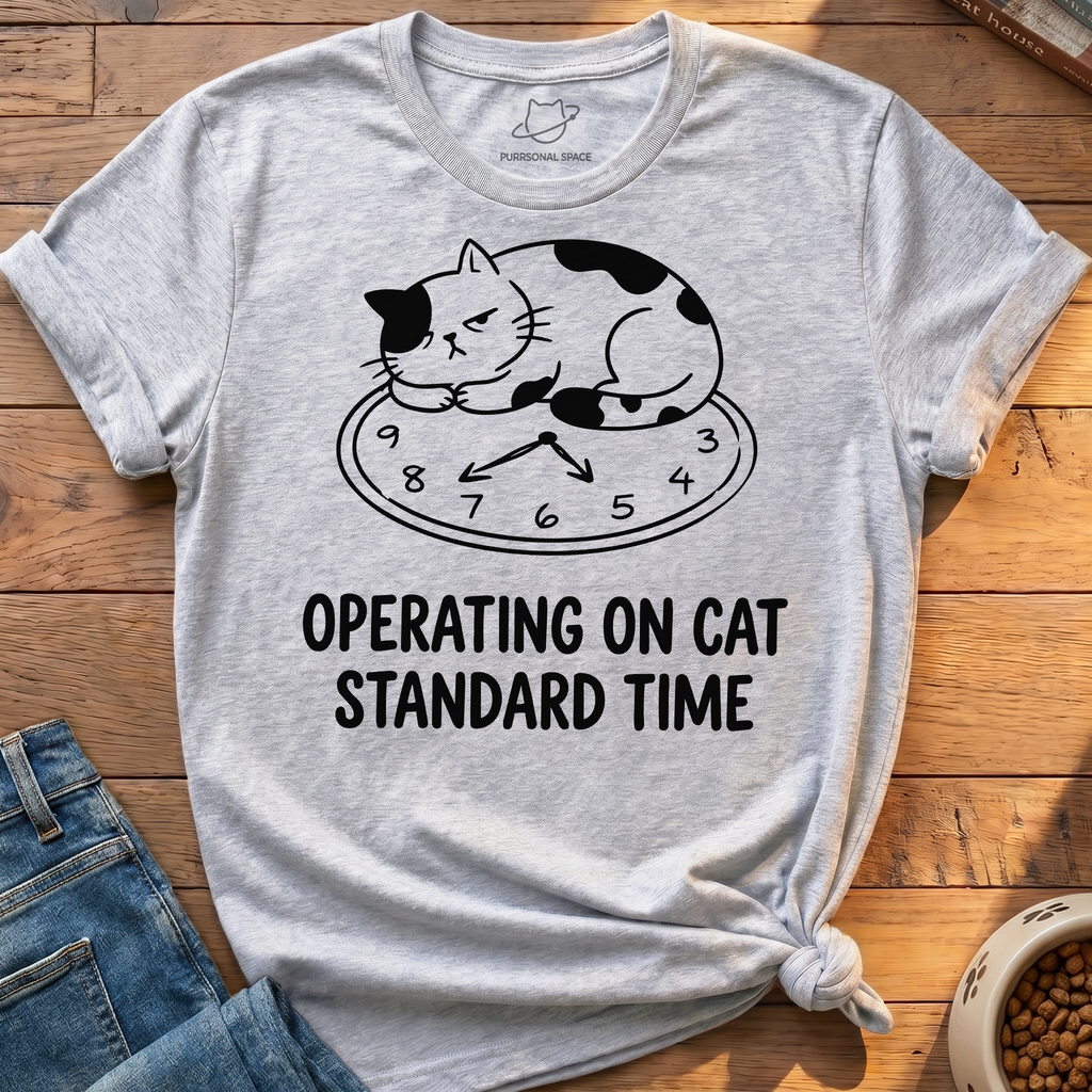 Cat Standard Time T-Shirt
