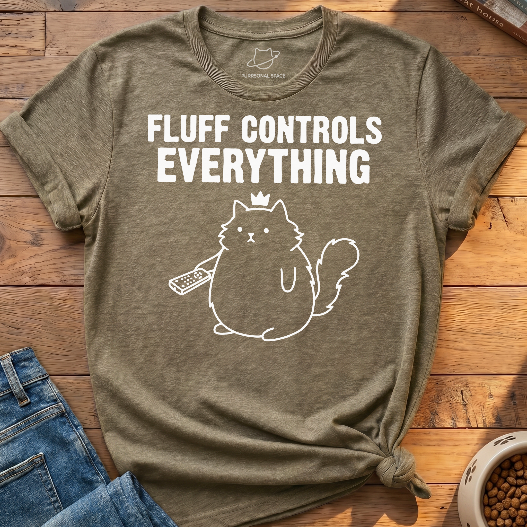 Fluff Controls Everything T-Shirt
