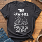 Pawffice Cat Time T-Shirt