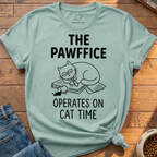 Pawffice Cat Time T-Shirt
