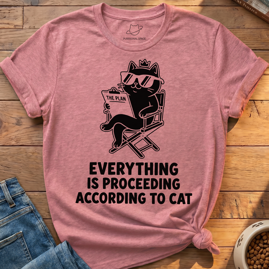 According To Cat T-Shirt