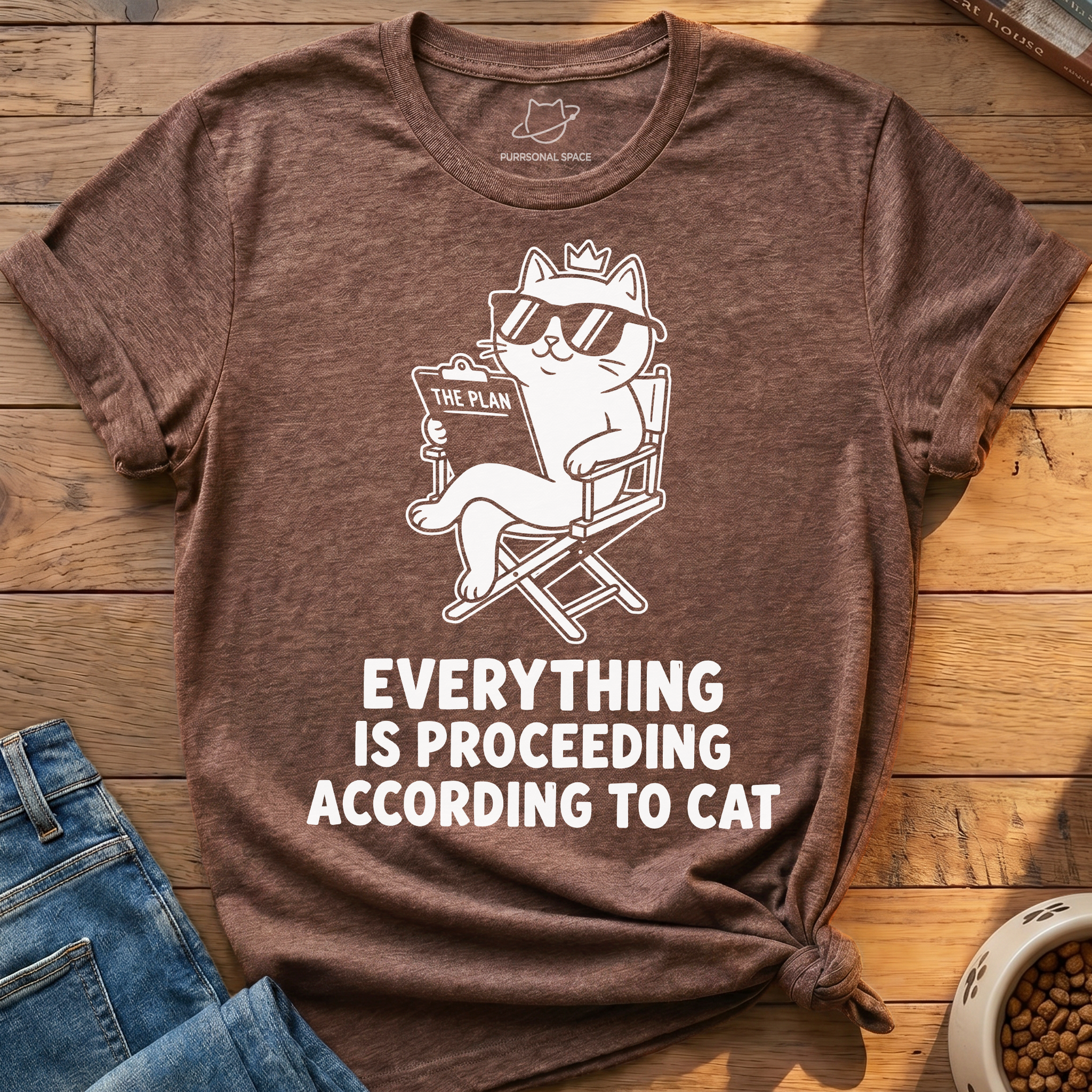 According To Cat T-Shirt