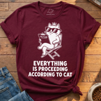 According To Cat T-Shirt