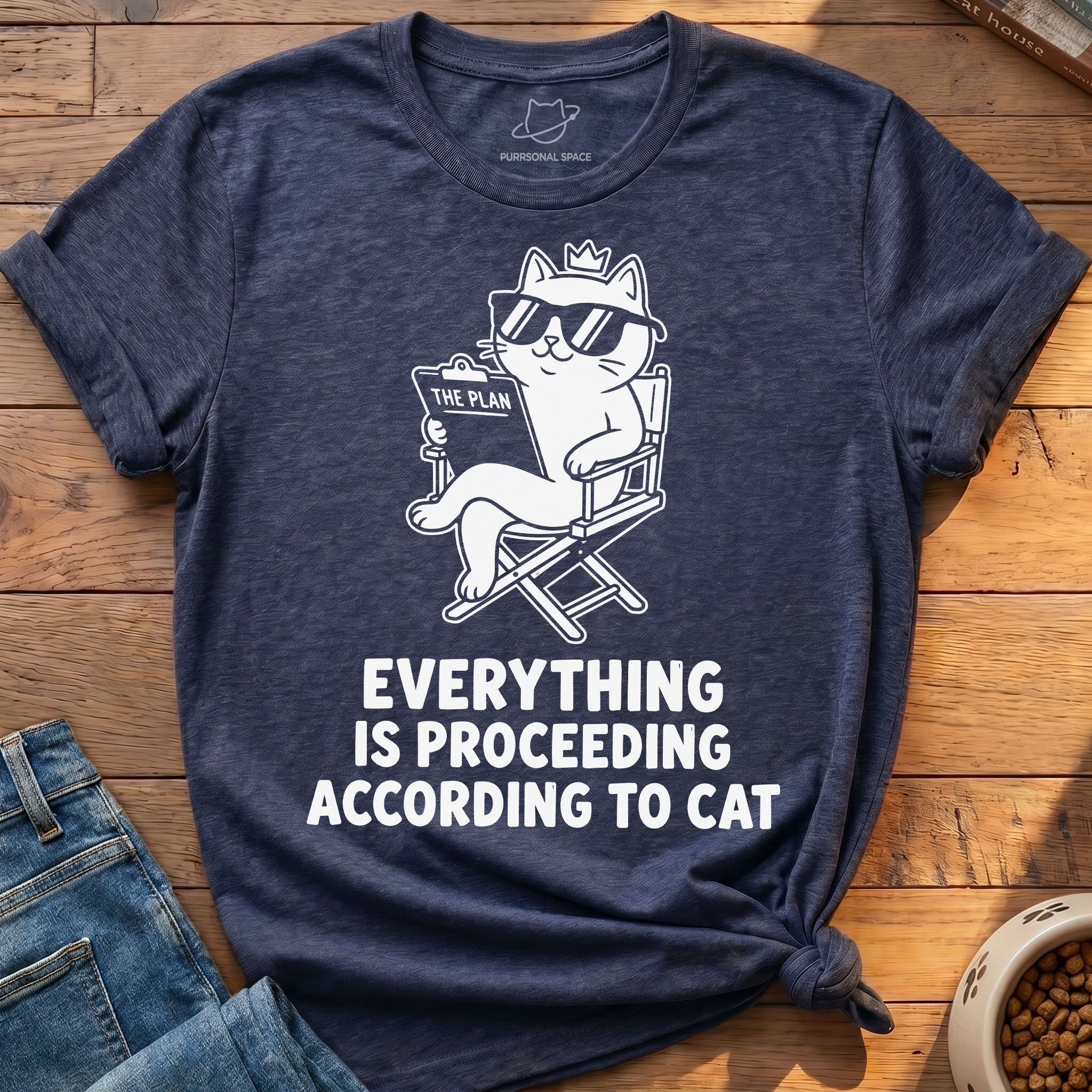 According To Cat T-Shirt