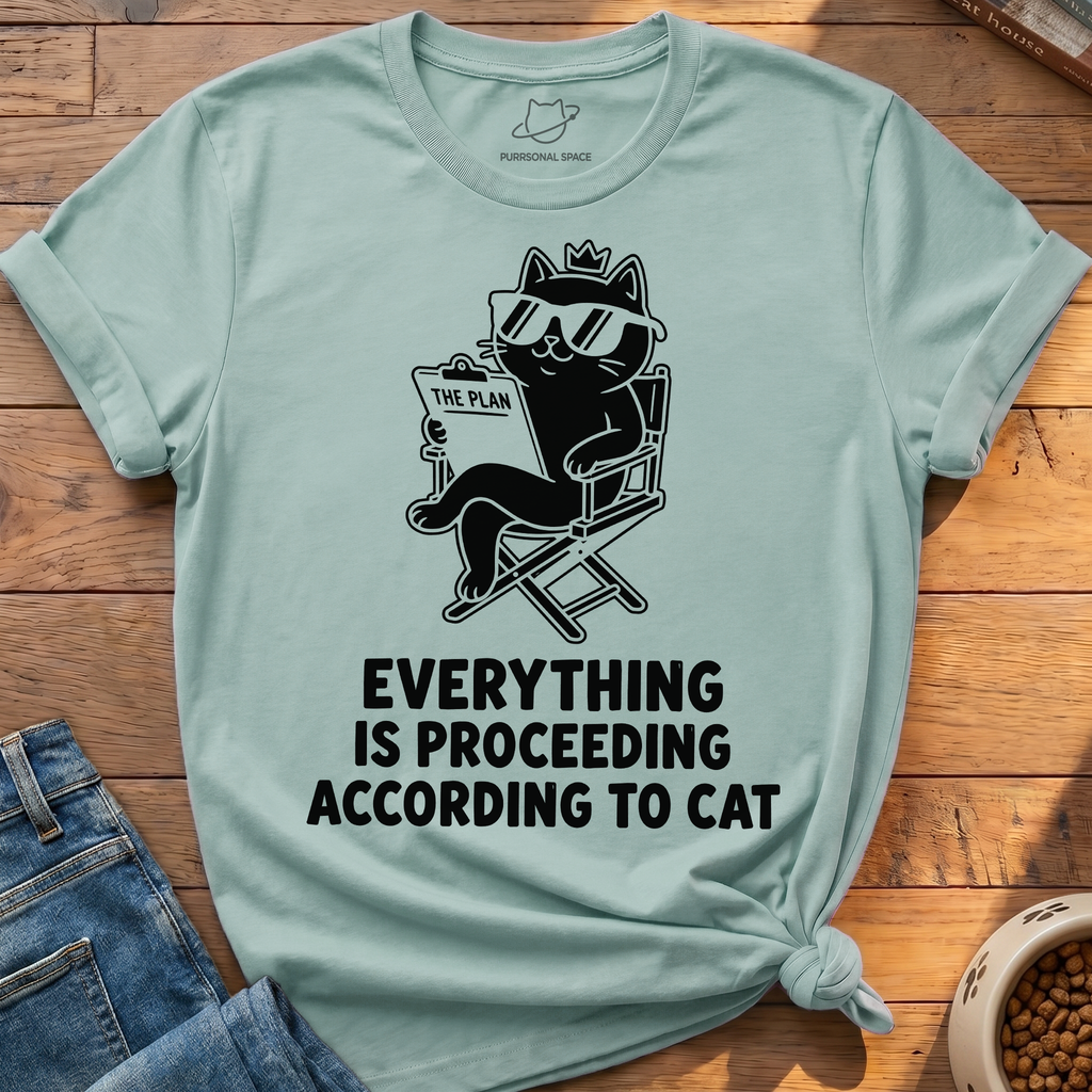 According To Cat T-Shirt