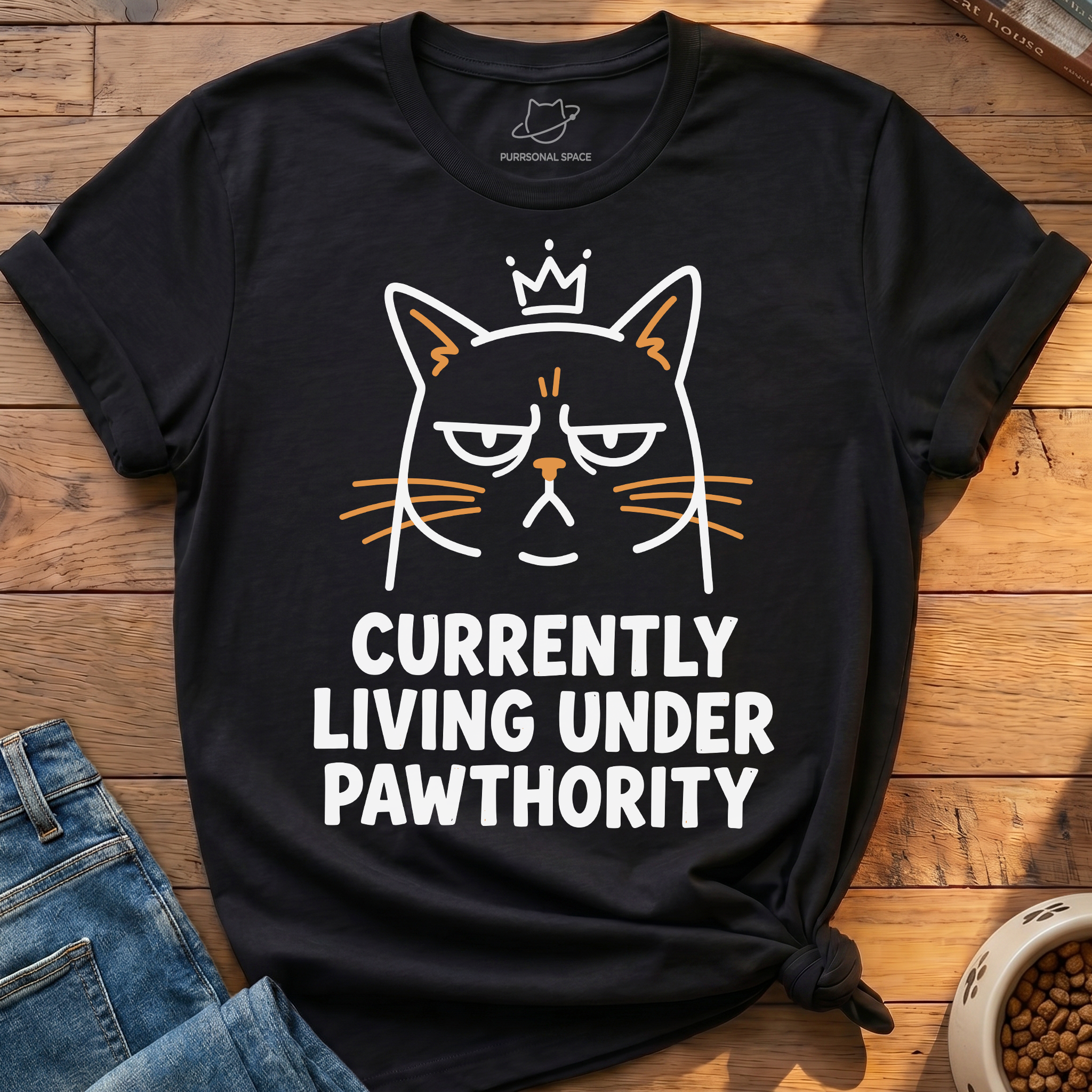 Living Under Pawthority T-Shirt