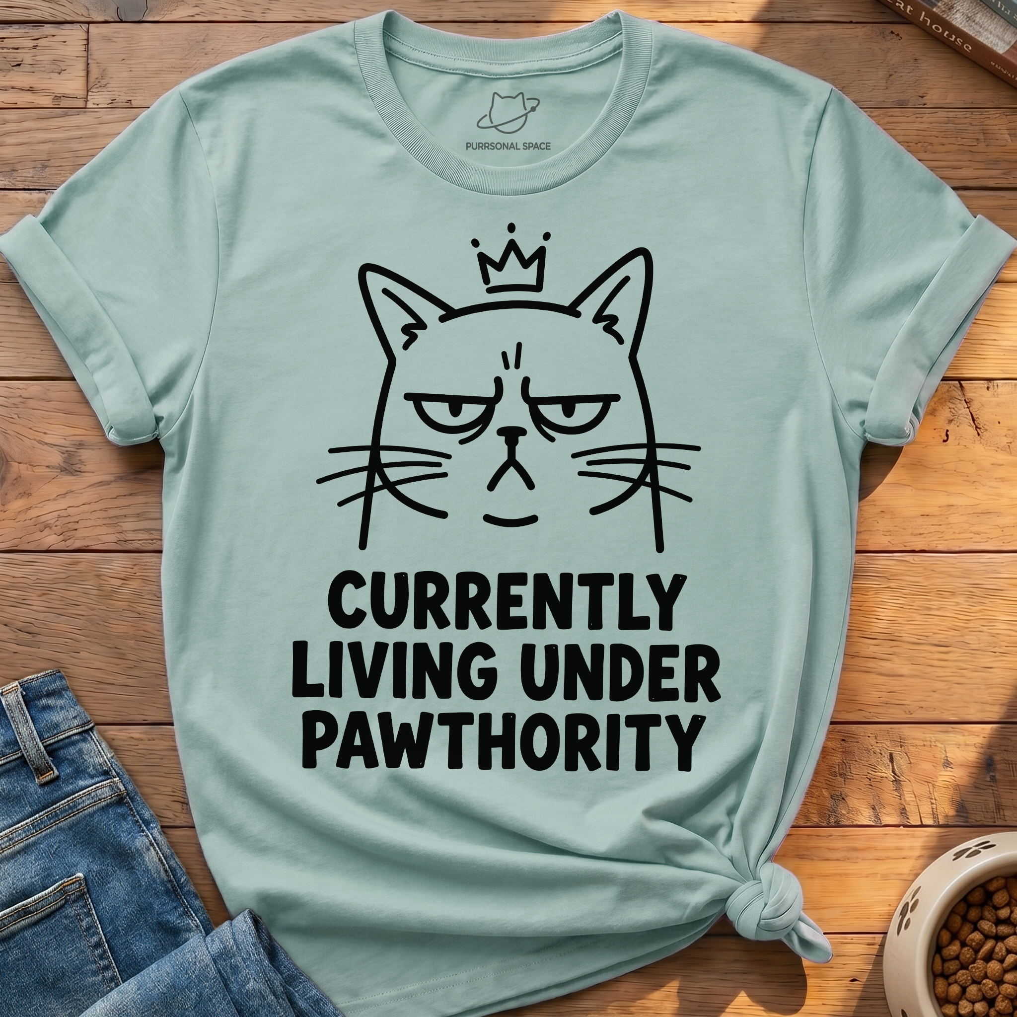 Living Under Pawthority T-Shirt