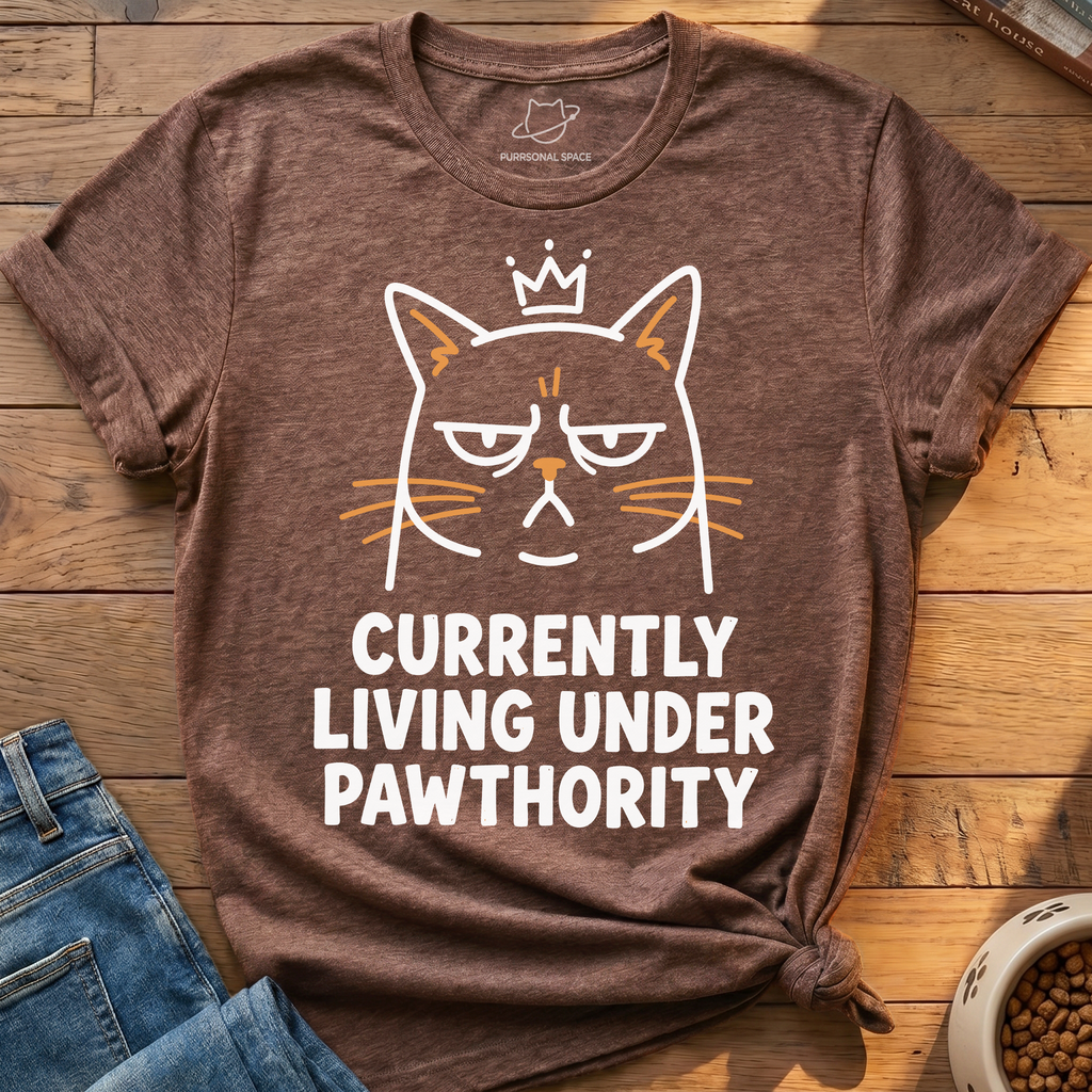 Living Under Pawthority T-Shirt