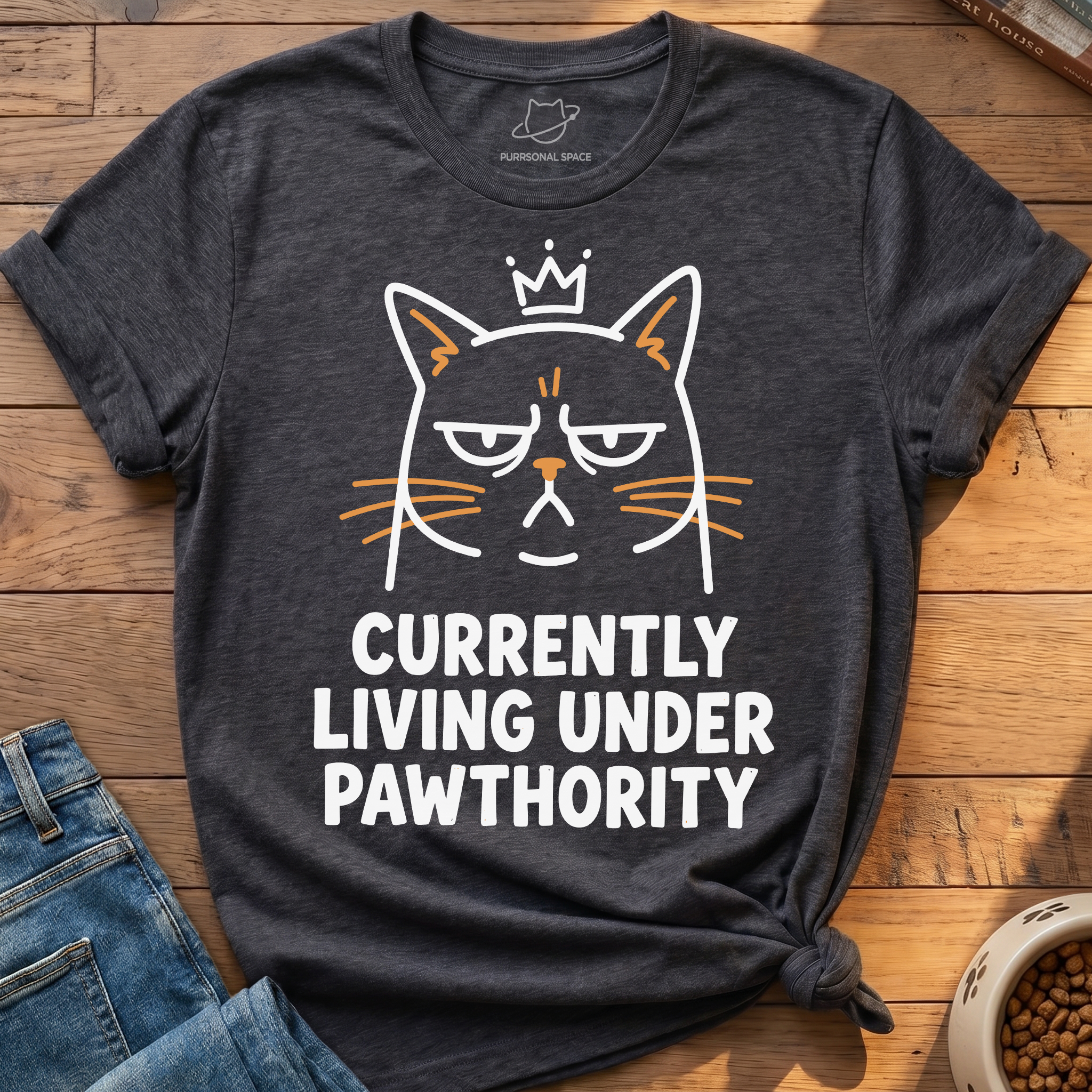 Living Under Pawthority T-Shirt