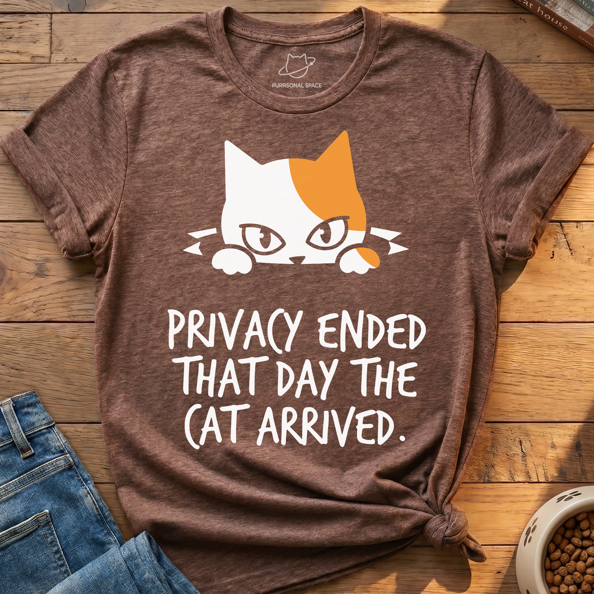 Privacy Ended Cat T-Shirt