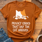 Privacy Ended Cat T-Shirt