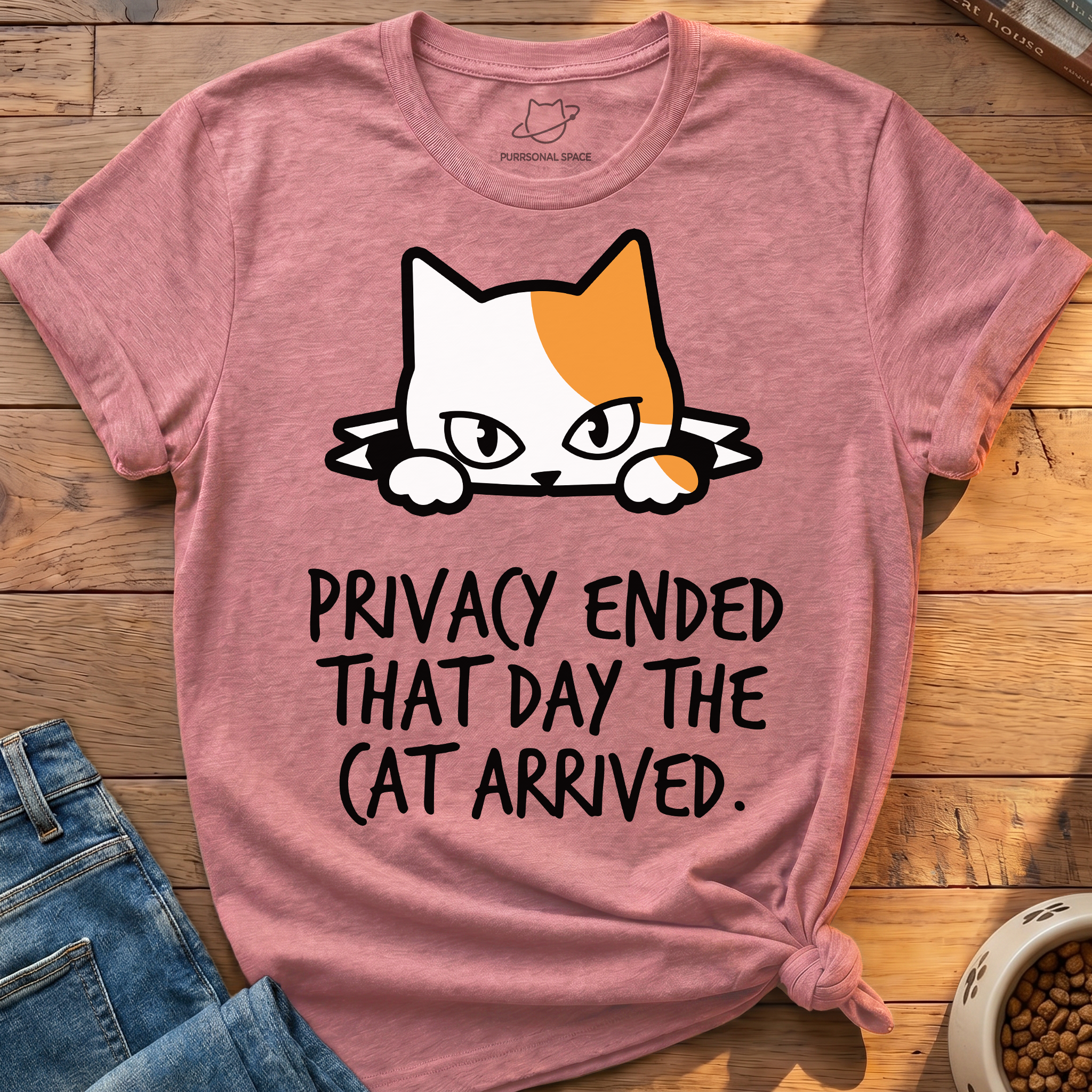Privacy Ended Cat T-Shirt