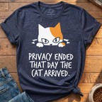 Privacy Ended Cat T-Shirt