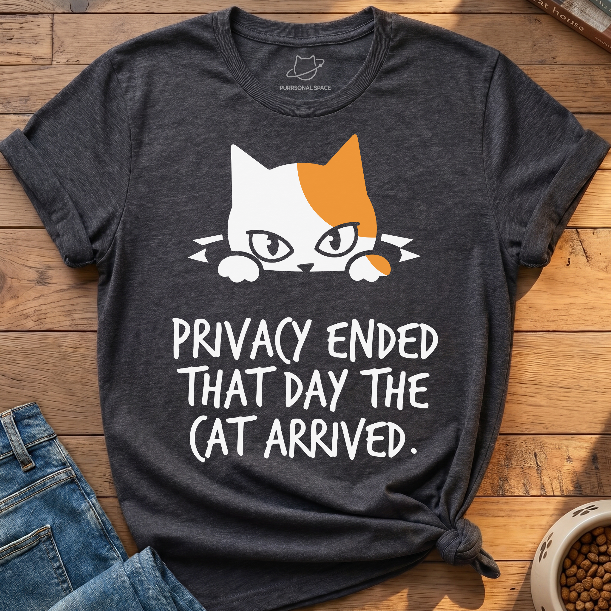Privacy Ended Cat T-Shirt