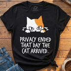 Privacy Ended Cat T-Shirt