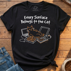 Surface Belongs Cat T-Shirt