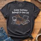 Surface Belongs Cat T-Shirt