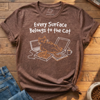 Surface Belongs Cat T-Shirt