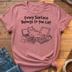 Surface Belongs Cat T-Shirt