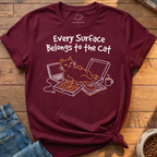 Surface Belongs Cat T-Shirt