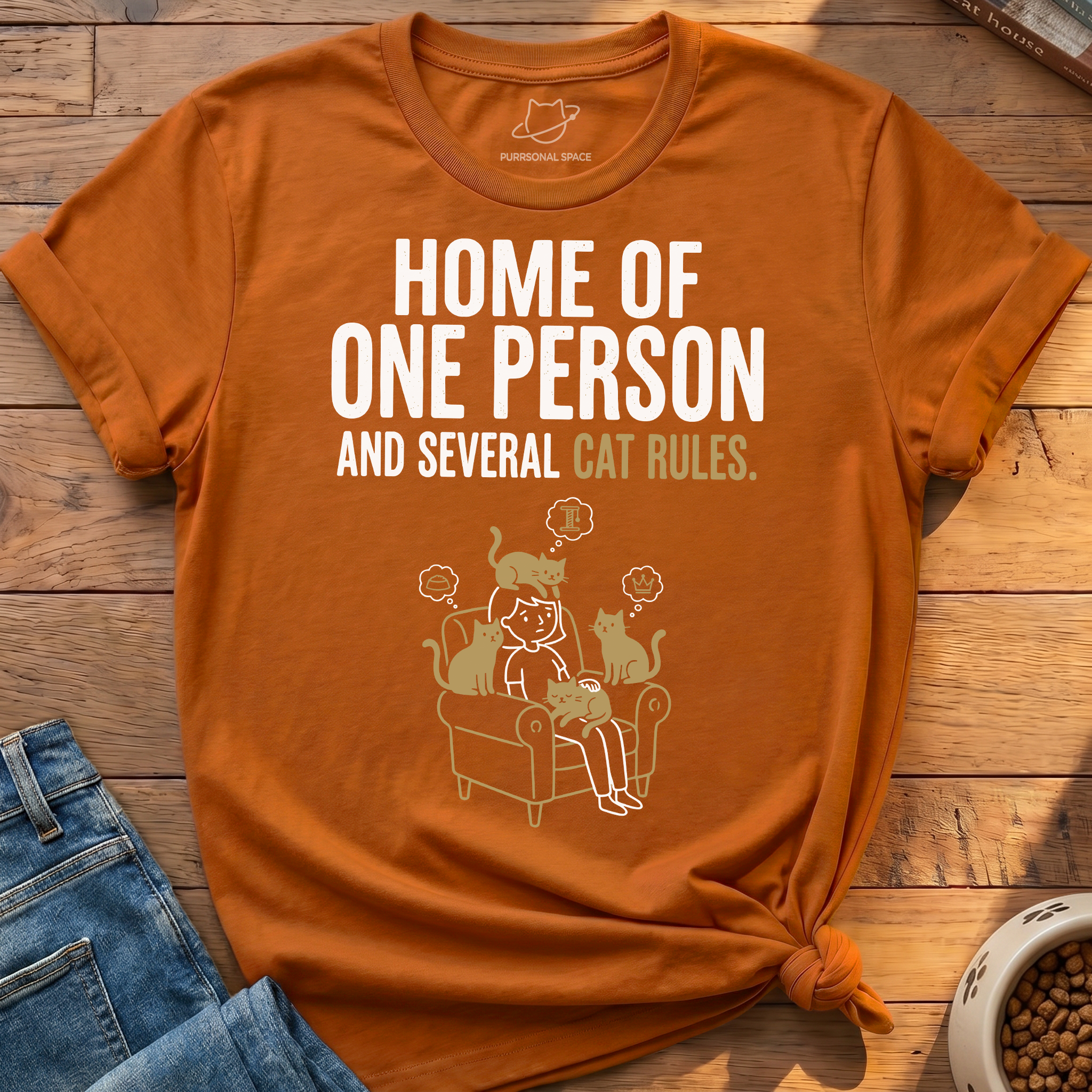 Several Cat Rules T-Shirt