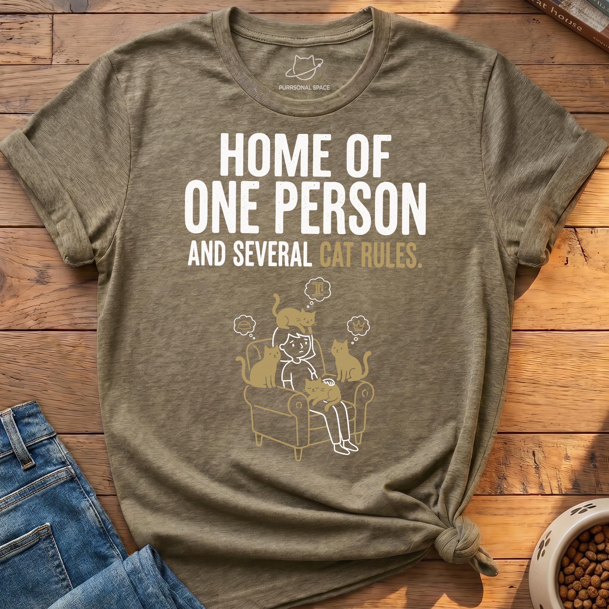 Several Cat Rules T-Shirt