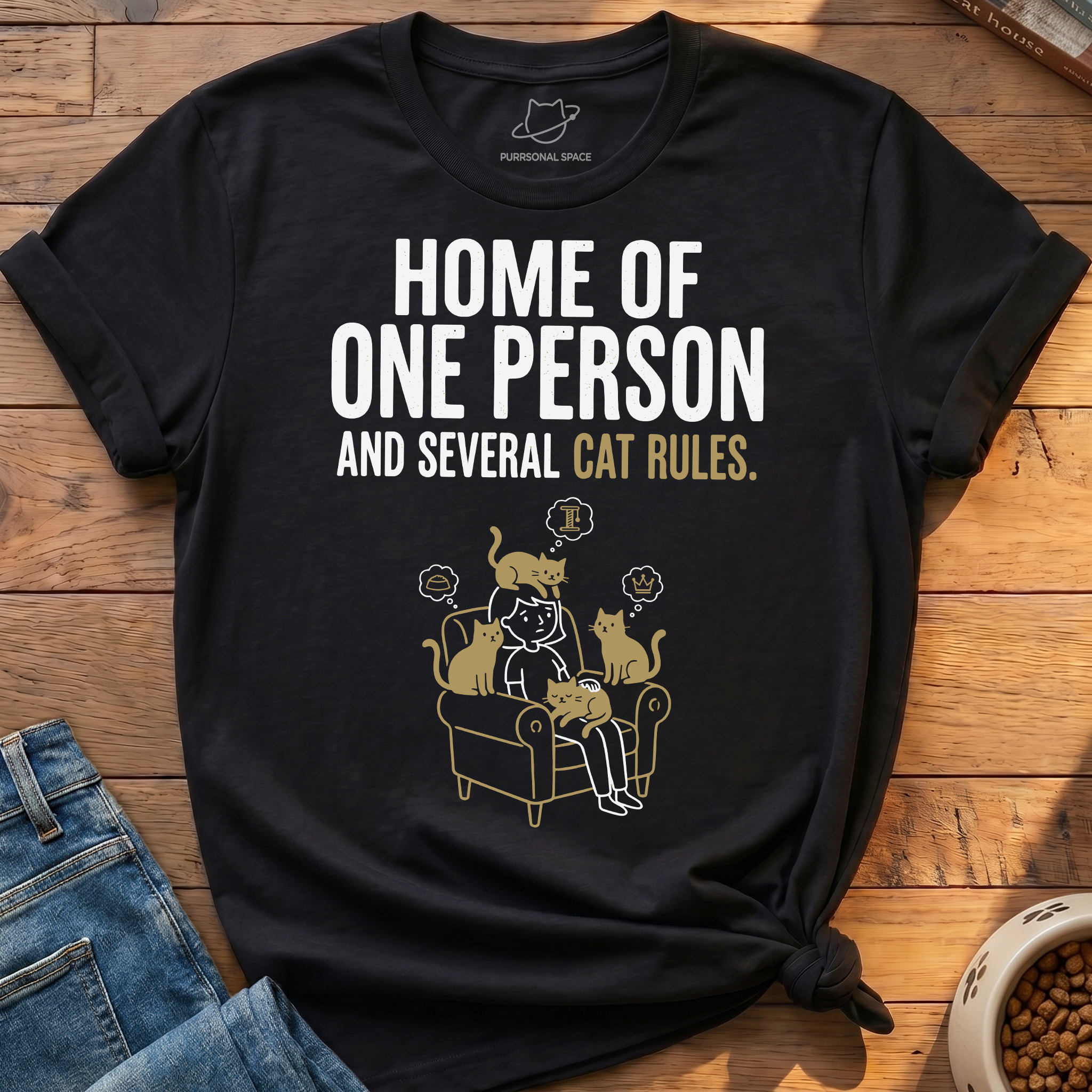 Several Cat Rules T-Shirt