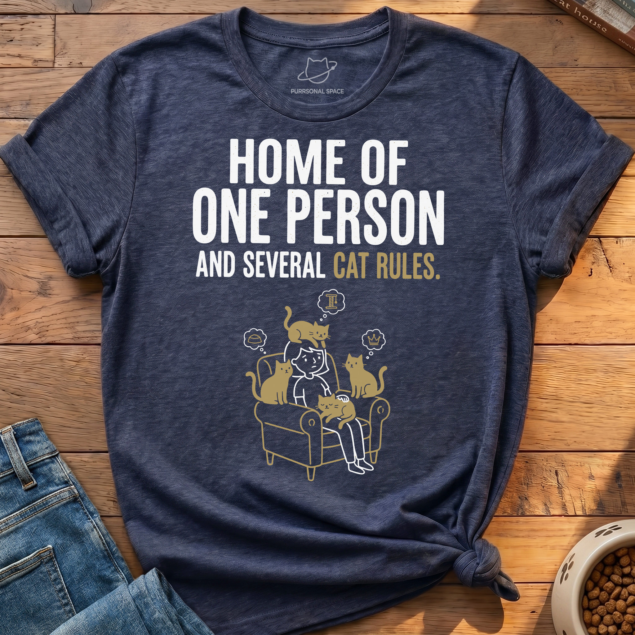 Several Cat Rules T-Shirt
